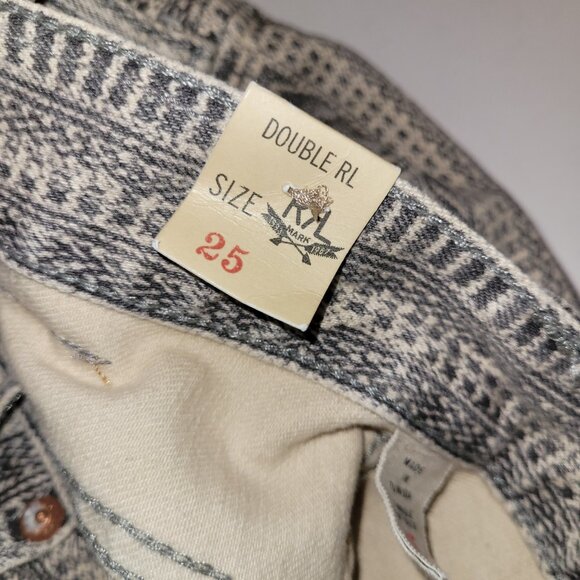 Ralph Lauren RRL Southwestern Printed Vintage Straight Leg Jeans - Picture 10 of 14